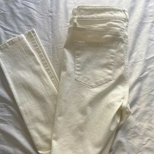 White LL Bean Signature Jeans